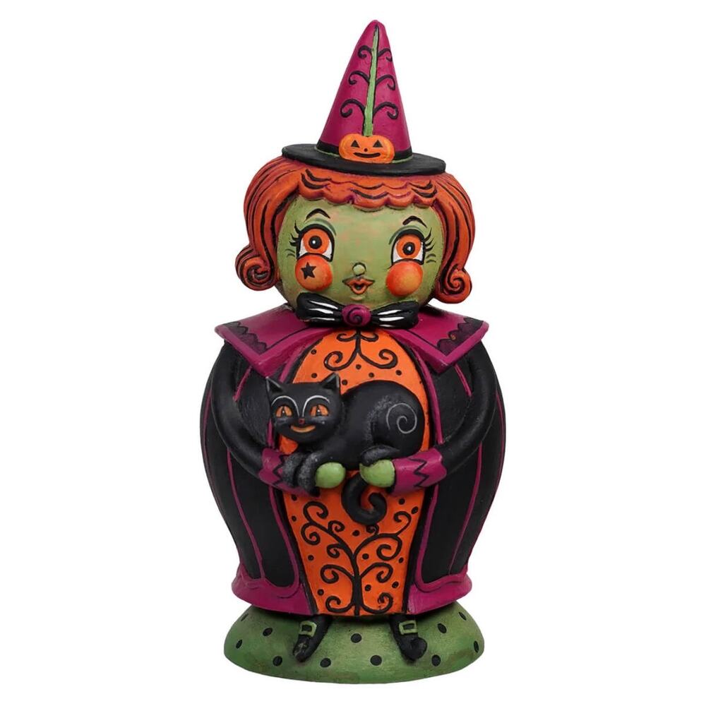 Bethany Lowe Johanna Parker Hagatha And Jack Spooks Jar Halloween Decor NEW - Picture 5 of 11